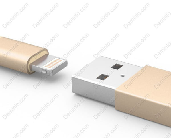 Đầu kết nối USB và Lightning được thiết kế tinh xảo, độ hoàn thiện tốt