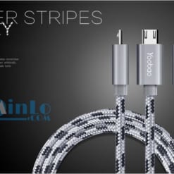 Cáp microusb chống rối Yoobao YB-416 màu xám