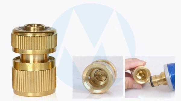 Đầu kết nối nhanh siêu bền giữa vòi rửa xe với ống dẫn nước