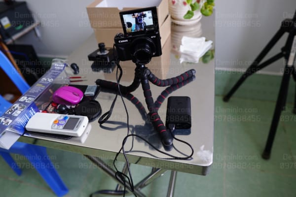 pin dùng nguồn sạc dự phòng cho canon g7x mark ii