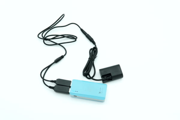 pin dummy canon lp-e6 nguồn đôi 2 cổng usb dùng sạc dự phòng