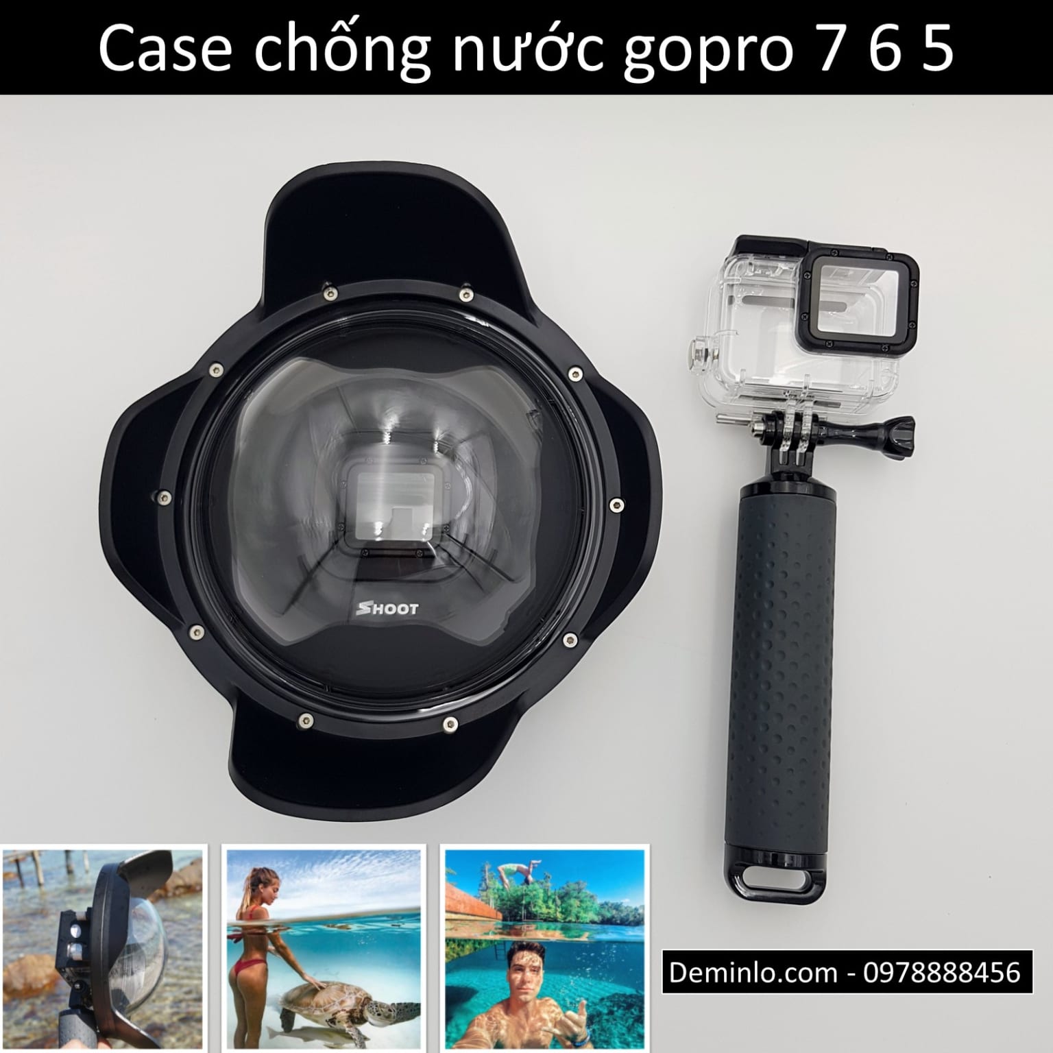 Case chống nước gopro 7 6 5