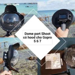 dome port shoot cho gopro 5 6 7